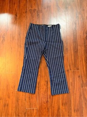 GAP Navy Blue Pinstripe Chinos